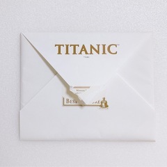 【映画『タイタニック』大好きさん必見！】TITANIC（タイタニック）映画ワンシーン カード4枚 非売品の画像