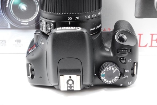 ❤️極美品☘️Canon Kiss X4 スマホ転送⭐️純正レンズキットダブル