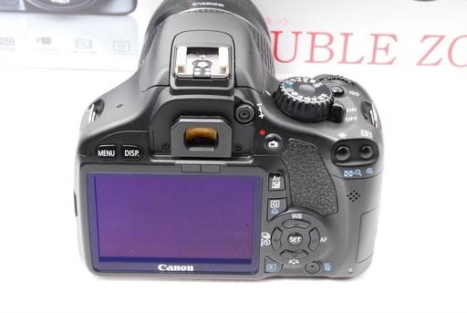 ❤️極美品☘️Canon Kiss X4 スマホ転送⭐️純正レンズキットダブル