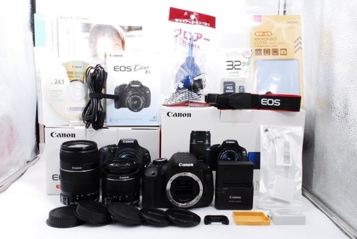 ❤️美品❤️スマホ転送⭐️Canon Kiss X5 ダブルズームキット