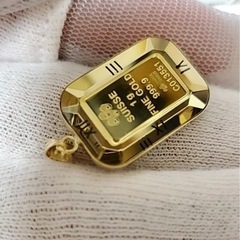 総重量16g24k18k喜平ネックレス、トップの画像