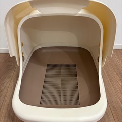猫用トイレ　デオトイレフード付きの画像