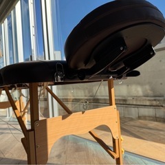 折りたたみ式 マッサージ台（フェイスホール付き）の画像