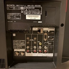 《値下げしました》SONYの40型液晶テレビ　型番：KDL-40EX500の画像