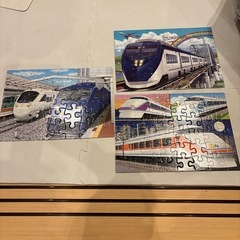 くもん　電車パズルの画像