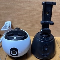 📷カメラ関連アイテム 番号 3 自動追尾スマホカメラスタンド２台・カメラアーム・三脚などの画像