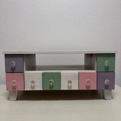 テレビ台 テレビボード パステルカラーの画像