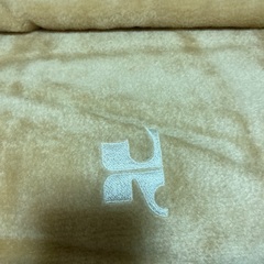 クレージュ敷毛布2枚の画像