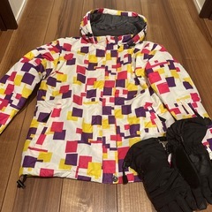 子供用150スノボウェアスキーウェアの画像