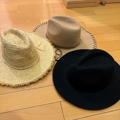 ハット3点セットの画像