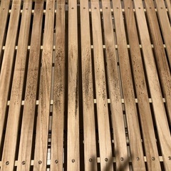 【取引中】折り畳みベッド　シングル　キャスター付き　すのこの画像