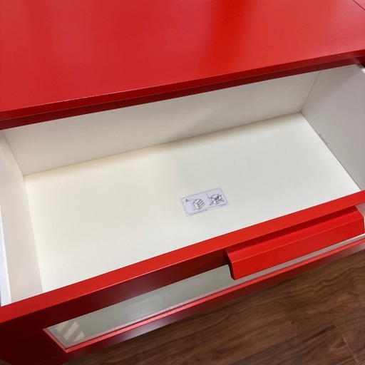 IKEA BRIMNES ブリムネス チェスト赤いタンス (963963) 玉川学園前の
