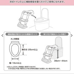 ステップ付き補助便座の画像