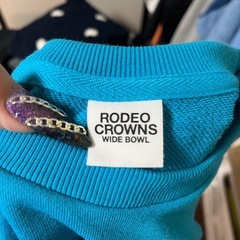 RCWB ロデオクラウンズワイドボウル サークルロゴスウェットワンピースの画像