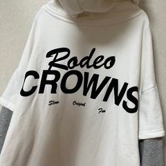 RCWB ロデオクラウンズ レイヤードロゴパーカー FREEの画像