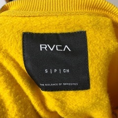 RVCA ルーカ スウェット トレーナー デカロゴ Sの画像