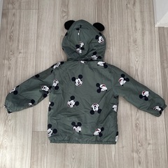 極美品　ミッキーマウス　ジャケット 92/2T フード　ジャンパーの画像