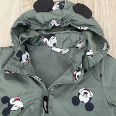 極美品　ミッキーマウス　ジャケット 92/2T フード　ジャンパーの画像
