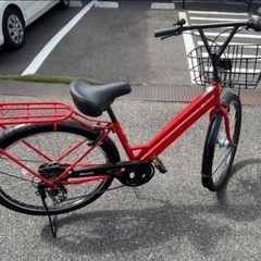 丸石サイクル グラウス(レッド)の画像