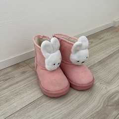 ミッフィー ムートンブーツ14cmの画像
