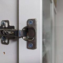 Ikea書棚Billy用 / ガラス扉 / ホワイト / 2枚の画像