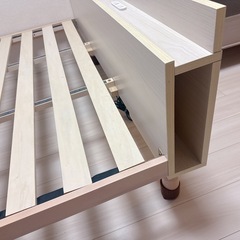 お譲りする方決まりました！ありがとうございます☺️スノコベッドダブルの画像