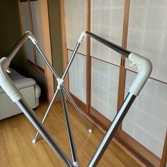 布団干しの画像