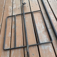 焚き火フック　焚き火ハンガー　アイアンフック　キャンプの画像