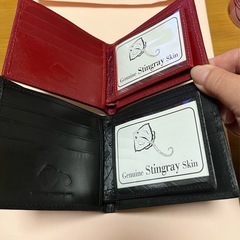 スティングレー　エイ革財布２点 の画像