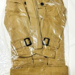 【新品 未開封】オリジナル トレンチコート ベージュ 裏地チェック柄 サイズLの画像
