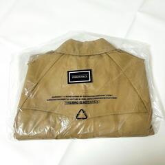 【新品 未開封】オリジナル トレンチコート ベージュ 裏地チェック柄 サイズLの画像