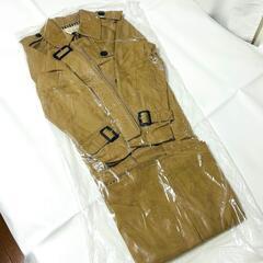 【新品 未開封】オリジナル トレンチコート ベージュ 裏地チェック柄 サイズLの画像