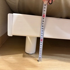 セミシングル　ベッドフレームの画像