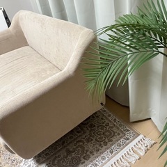 LOWYA ロウヤ　コーデュロイ調ソファ 韓国インテリア の画像