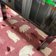 ローテーブル　黒　中古傷ありの画像