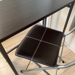 【商談中】ニトリ　折りたたみ　チェアとデスクの画像