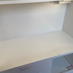 ニトリ　キッチンボード　エトナ90KB  WHの画像