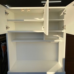 ニトリ　キッチンボード　エトナ90KB  WHの画像