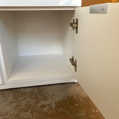 ニトリ　キッチンボード　エトナ90KB  WHの画像