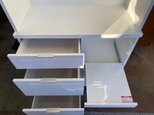 【決まりました】☆ニトリ　キッチンボード　エトナ90KB  WH