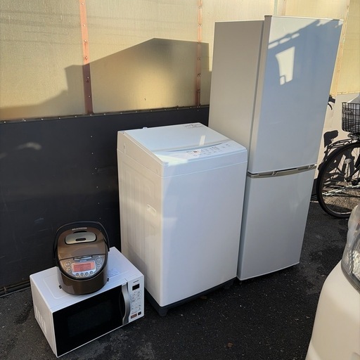 ケン ケン　コンビニ/ATM支払い不可 ✨冷蔵庫&洗濯機&電子レンジ 冷蔵庫21年製162L ☆洗濯機20年製6kg☆電子オーブンレンジ20年製☆炊飯