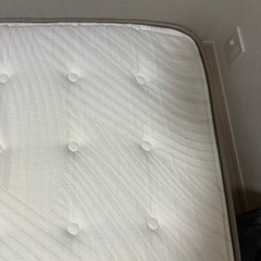 ニトリ　セミダブルベットフレーム　Nスリーブマットレスの画像