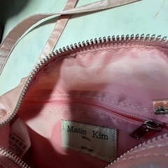 【Martin Kim 】ピンクミニショルダーバッグの画像