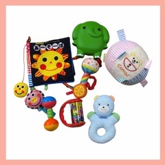 赤ちゃん おもちゃ ベビー ラトル セットの画像