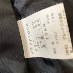 【お渡し先決定】黒いコートの画像