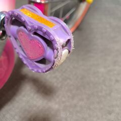 【引取のみ】幼児用自転車 16インチ ミニーマウス 補助輪･両側スタンド付属の画像