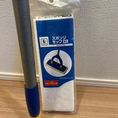 ラクに絞れる給水スポンジモップ　お風呂掃除の画像