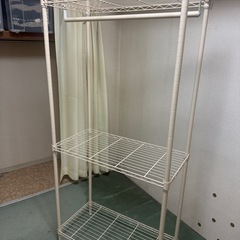 スチール 洋服 収納ラックの画像