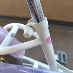 【引取のみ】幼児用自転車 16インチ ラプンツェル 補助輪･スタンド付属の画像