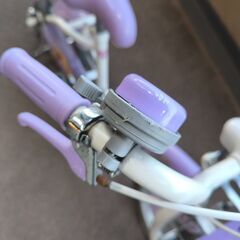 【引取のみ】幼児用自転車 16インチ ラプンツェル 補助輪･スタンド付属の画像